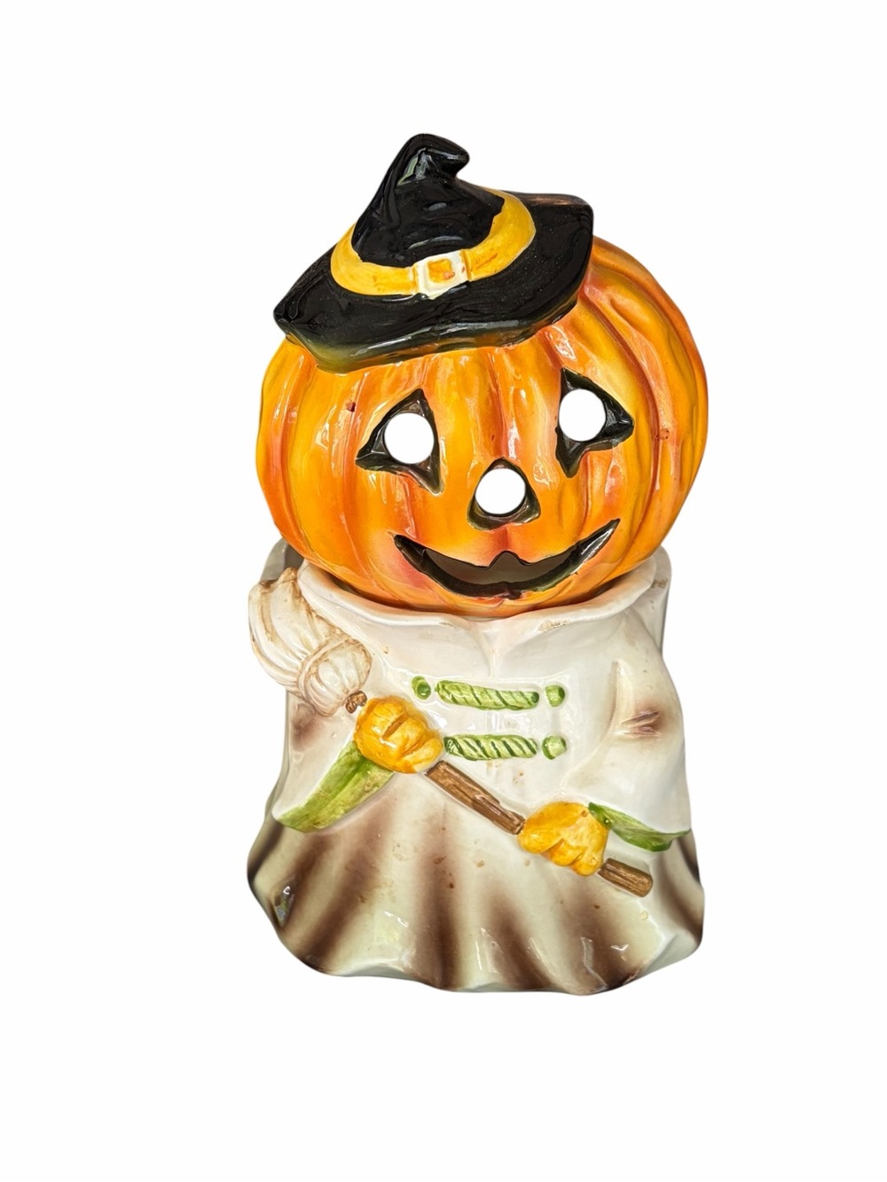 Vintage Relpo Jack-O’-Lantern Halloween Lamp / Light-Up Figurine – Japan